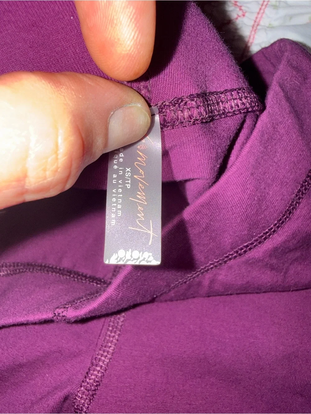 Free People Deep Purple Athletic Shorts